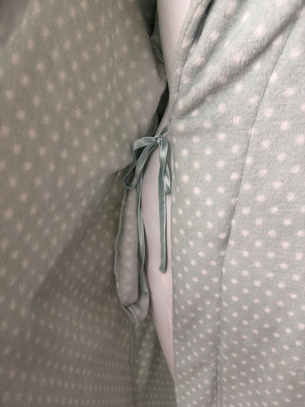 Oscar dela Renta Women’s Polka Dot Robe Size L /XL - Picture 8 of 10